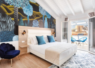 Mobilier moderne & déco chambre d'hotel